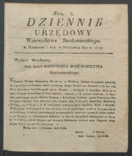 dziennik urzedowy woj.sandomierskiego 1819-2-00001